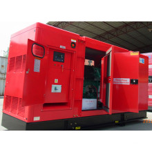 Gerador à prova de som do diesel do motor CUMMINS da fase do avoirdupois refrigerar de água 100kVA / 80kw de Guangzhou 100kVA / 80kw